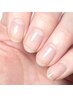 【メンズにもオススメ】ハンド透明クリアネイル《マット仕上げも可》¥5800