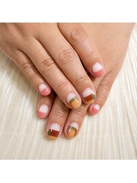 ¥3850　秋ネイル