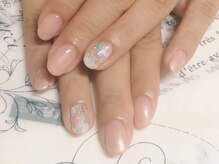 ネイルサロン レアリノ (Nail salon Lealino')/控えめアート2本￥5400