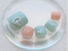 ネイルクリニック(NAIL CLINIC)/フットジェルネイル/ハート