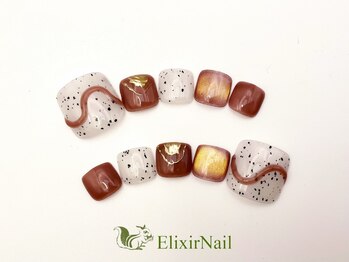 エリクサーネイル 神田(Elixir Nail)/フット やり放題 / クーポン使用