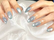 ルポネイル 高円寺(repos nail)/フラッシュラメ ミラー マグ