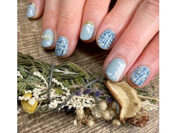 爪屋べっぴん堂/ツイードネイル