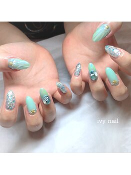 アイビーネイル(ivy-nail)/マーメイドネイル×Ｖカット