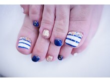 プチリリィ(Petit Lily)/夏マリンフットネイル