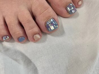 デリカ 溝の口店(DELICAT)/涼しげフットネイル