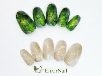 エリクサーネイル 神田(Elixir Nail)/シンプル/クーポン使用