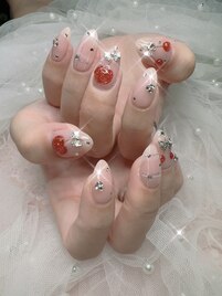 さくらんぼネイル