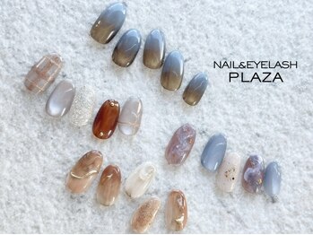 アイラッシュプラザ 南森町店(EYELASHPLAZA)の写真/《季節を先取り★ニュアンス定額デザイン》トレンドをおさえた豊富なデザインで指先からオシャレを演出♪