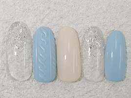 2月新作水色ニット802e1