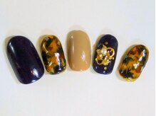 ネイルサロン ドレリッチ 大宮店(drerich)/【6990】ダークなべっ甲