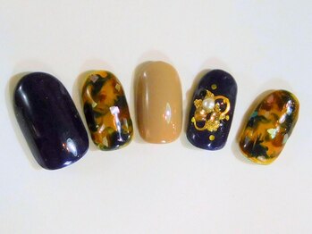 ネイルサロン ドレリッチ 大宮店(drerich)/【6990】ダークなべっ甲