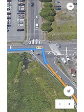 モルティープリマクラッセ 宇都宮東店(Molti Prima Classe)/1つ目の信号を左折します