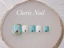 シェリーネイル(Cherie Nail)/夏マーブルフットネイル★