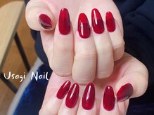 ウサギネイル 新大久保店(usagi nail)/マグネットフレンチ秋可愛い