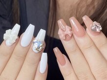 ウサギネイル 新大久保店(usagi nail)/リボンネイル