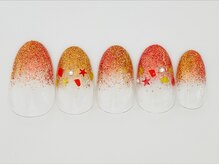 ネイルサロン アビー グランデュオ蒲田店(abbie)/スパンコールネイル¥9801