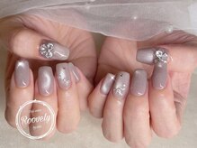 ルブリー(roovely)/マグネットリボンネイル