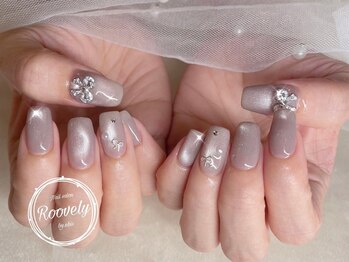 ルブリー(roovely)/マグネットリボンネイル