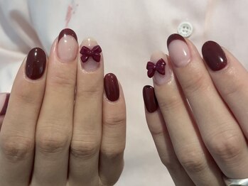 トリッカバルコニー ハヤマ(tricca Balcony Hayama)/リボンネイル / フレンチ