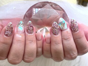 ルノン(Lunon)/ツイードネイル♪