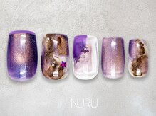 ヌル ネイル 新宿(NURU NAIL)/個性派/韓国/ニュアンス/鉱石