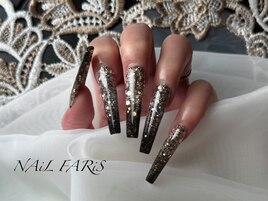 ゴールドホロ×ブラックグラデ