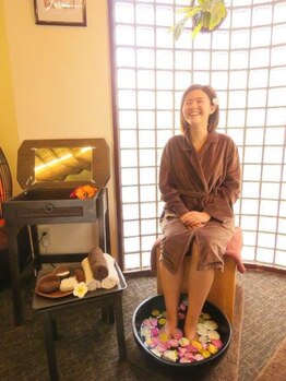 ブランバリ エステサロン(Bulan Bali Esthe Salon)/身体を芯から温めて