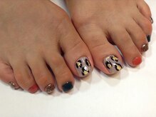 ラウト デコレーションアンドネイルサロン(Lauto Decoration&Nail Salon)/ヒョウ柄フットネイル