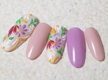 ネイリックス アヴェニール(NAILX avenir)/ぷくぷくフラワー