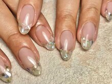 オーラリー ネイル アート メゾン(ORRERY nail art maison)/ハンド / シェルフレンチ