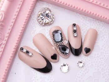 ヒロネイル(Hiro Nail)/ブラックフレンチ