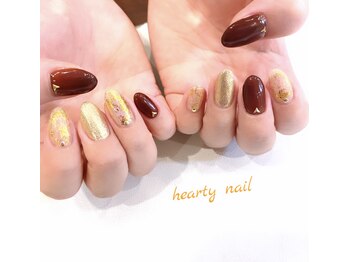 ハーティーネイル hearty nail 溝の口店/秋ネイルデザイン