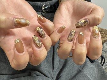 レアネイル(Lea nail)/ブラウンニュアンス