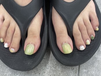 オーロラネイル。