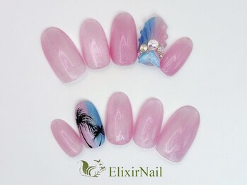 エリクサーネイル 神田(Elixir Nail)/シンプル/クーポン使用