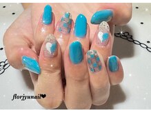 フロージュ ネイル(florjyu nail)/ハートニュアンスnail