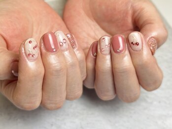 さくらんぼネイル