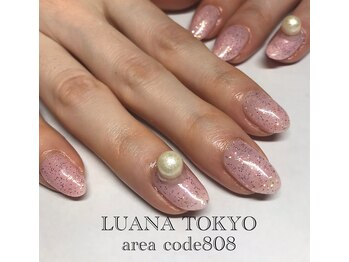 ルアナトウキョウ エリアコード 808(LUANA TOKYO area code 808)/キラキラシンプルオフィスネイル
