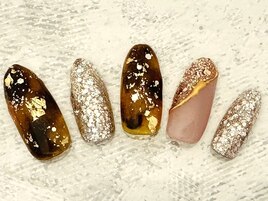 秋★べっ甲★ミラー★