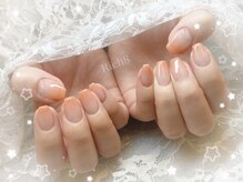 ネイルアンドまつげエクステ リッチエイト 原宿店(Rich8)/アプリコットオレンジのカラグラ