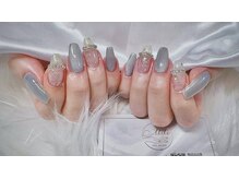 アキコネイルサロン(Akikoネイルサロン)/10本長さだし＋持ち込みデザイン