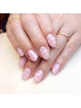 ピオニーネイル(peony nail)/パール