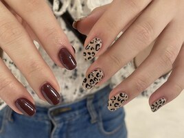 レオパードネイル / アニマル柄