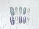 ネイルサロン グリッター(NAIL SALON glitter)の写真/【丁寧ケア付】華やかネイルアート定額コース¥9350♪今人気のデザインで指先からおしゃれに＋