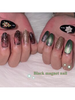 ヴィーナス(Venus)/冬のマグネットネイル