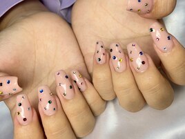 スカルプネイルスワロフスキー
