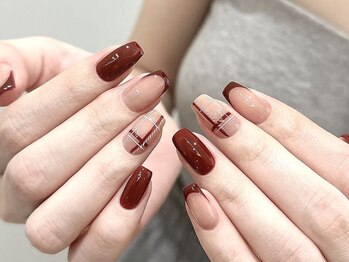 センスネイル 自由が丘店(Sense Nail)/ベージュ系上品ネイル