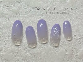 281.パープル リボン パール A