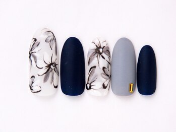 ネイリックス アヴェニール(NAILX avenir)/モノクロフラワー